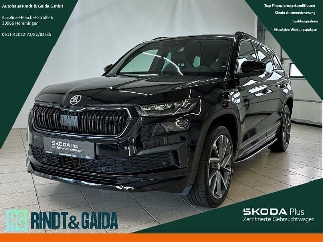 Schwarz Gebraucht 2022 Skoda Kodiaq SportLine SUV | 39.999 € (Fairer Preis) - Bild 1/4