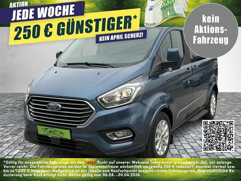 Gebraucht Ford Tourneo Titanium 131 PS (96 kW) 2021 Chromablau met Van / Kleinbus