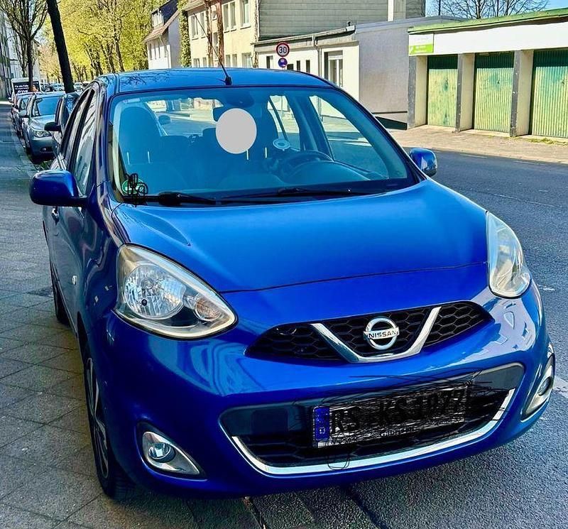 Blau Gebraucht 2015 Nissan Micra Kleinwagen | 6.300 € (Fairer Preis) - Bild 1/4