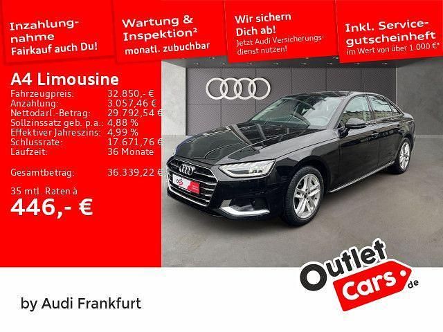 Gebraucht Audi A4 Advanced Plus 204 PS (150 kW) 2023 Brillantschwarz Limousine