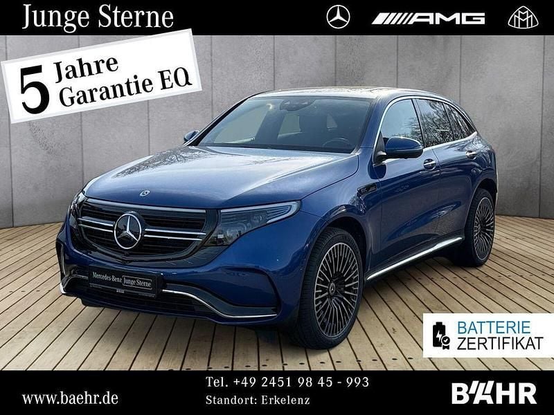 Gebraucht Mercedes EQC400 AMG 300 kW (408 PS) 2022 Lack spektralblau (metallic) SUV