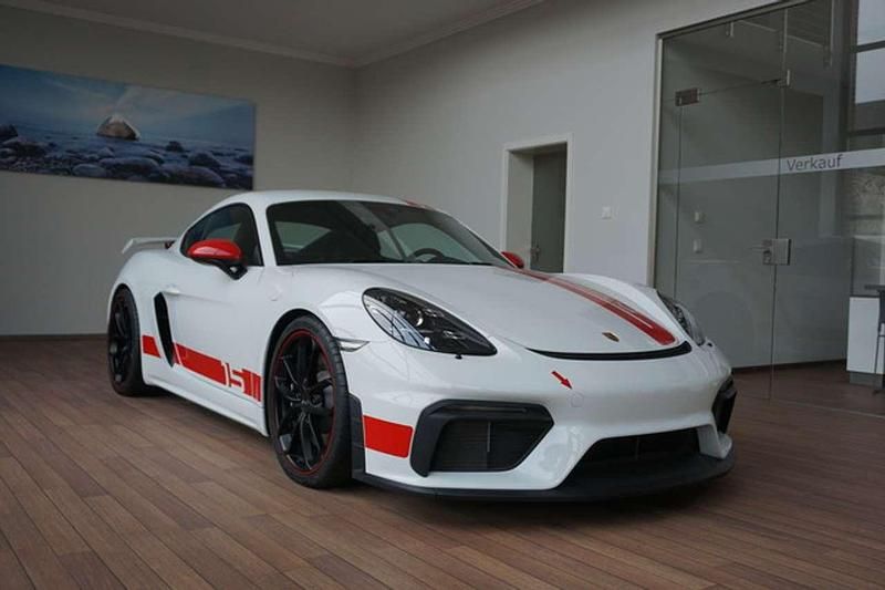 Weiß Gebraucht 2020 Porsche 718 Cayman GT4 Edition Coupé | 123.990 € (Teuer) - Bild 1/3