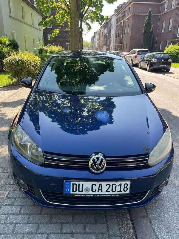 Blau Gebraucht 2012 VW Golf VII Match Kleinwagen | 3.650 € (Superpreis) - Bild 1/4