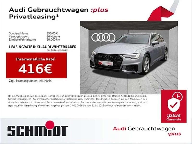Florettsilber metallic Gebraucht 2025 Audi A6 S-Line Kombi | 53.640 € (Guter Preis) - Bild 1/2
