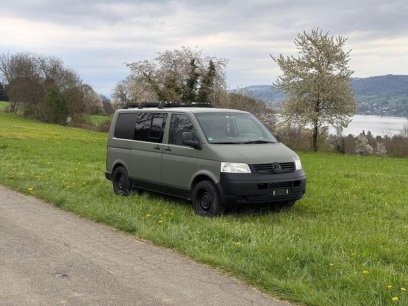 Usata VW T5 105 CV (77 kW) 2005 Verde Furgone