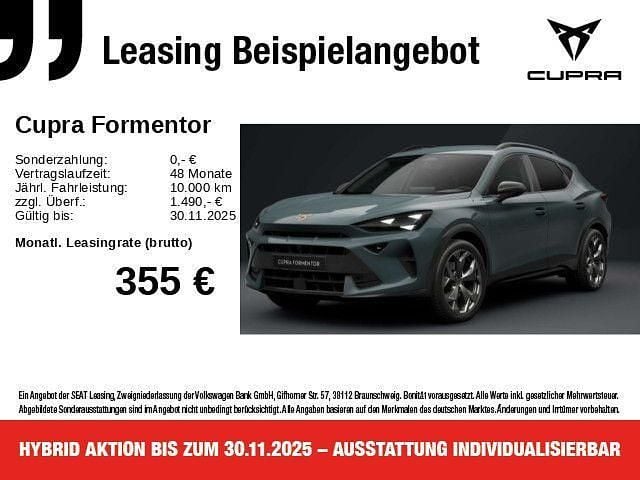 Blau Neu 2025 Cupra Formentor SUV | 40.222 € (Guter Preis) - Bild 1/2