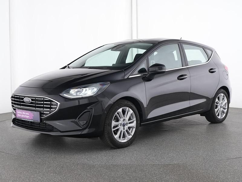 Obsidian schwarz Gebraucht 2022 Ford Fiesta Titanium Kleinwagen | 14.296 € (Guter Preis) - Bild 1/4