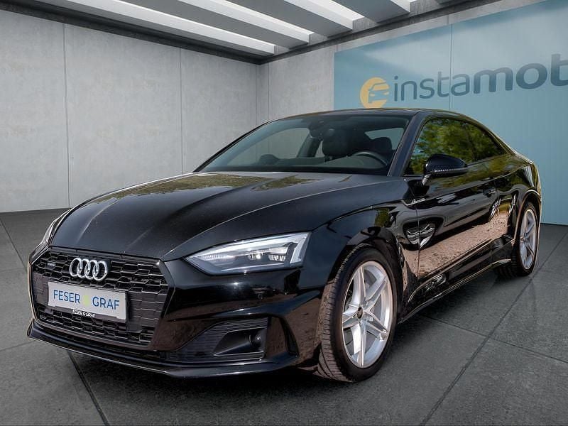 Schwarz Gebraucht 2021 Audi A5 Coupé | 30.749 € (Guter Preis) - Bild 1/4