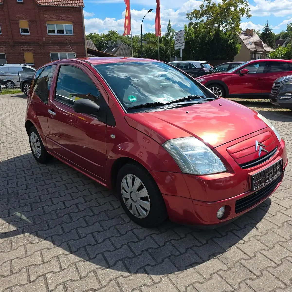 Gebraucht Citroën C2 60 PS (44 kW) 2008 Grün Kleinwagen