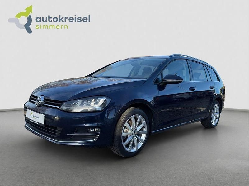 Blau Gebraucht 2014 VW Golf VII Highline Limousine | 9.990 € (Fairer Preis) - Bild 1/3