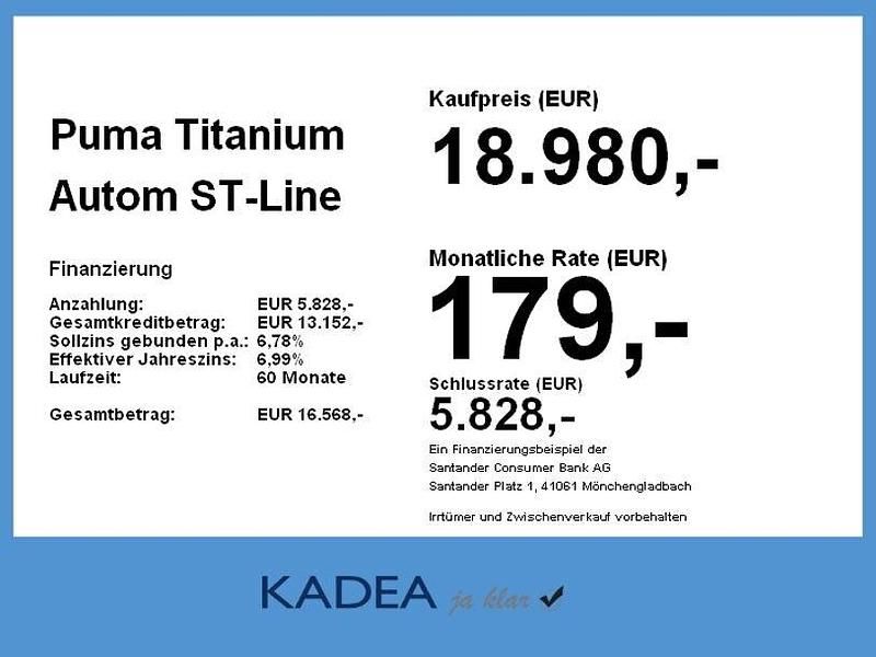 Gebraucht Ford Puma Titanium 155 PS (114 kW) 2021 Magneticgrau (metallic) SUV