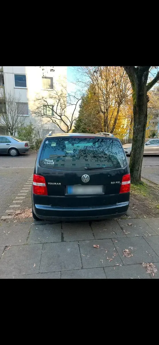 Gebraucht VW Touran 150 PS (110 kW) 2005 Schwarz Van / Kleinbus