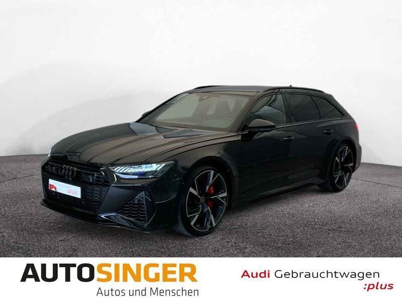 Mythosschwarz metallic Gebraucht 2022 Audi RS6 Ambiente Kombi | 104.880 € (Fairer Preis) - Bild 1/4
