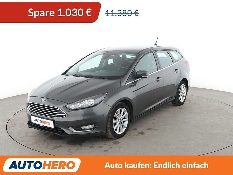 Grau Gebraucht 2017 Ford Focus Titanium Kombi | 10.350 € (Etwas zu teuer) - Bild 1/3