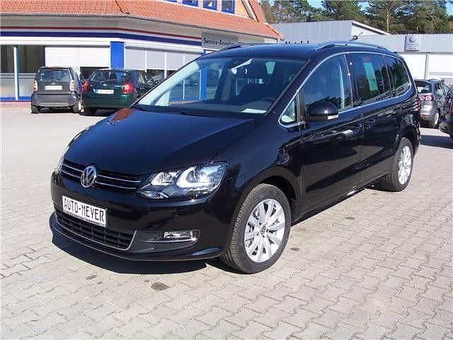 Gebraucht VW Sharan Highline 150 PS (110 kW) 2017 Schwarz Van / Kleinbus