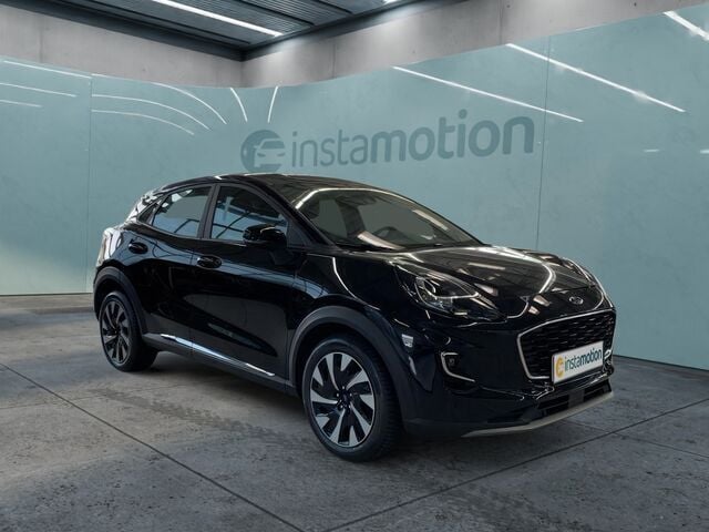 Schwarz Gebraucht 2023 Ford Puma Titanium SUV | 18.400 € (Superpreis) - Bild 1/2