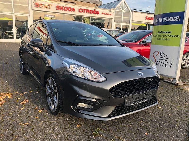 Grau Gebraucht 2017 Ford Fiesta ST-Line Kleinwagen | 8.300 € (Guter Preis) - Bild 1/4