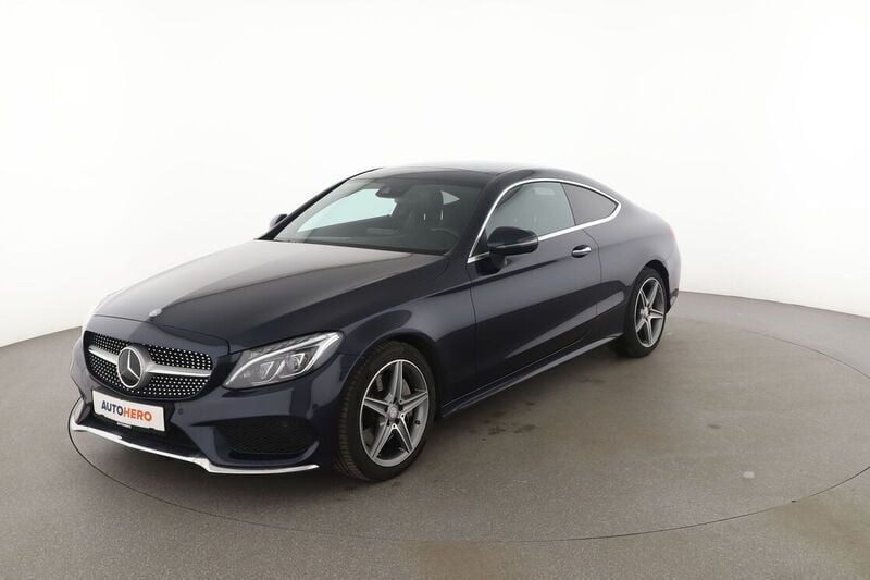 Blau Gebraucht 2016 Mercedes C300 AMG line Coupé | 25.990 € (Fairer Preis) - Bild 1/4