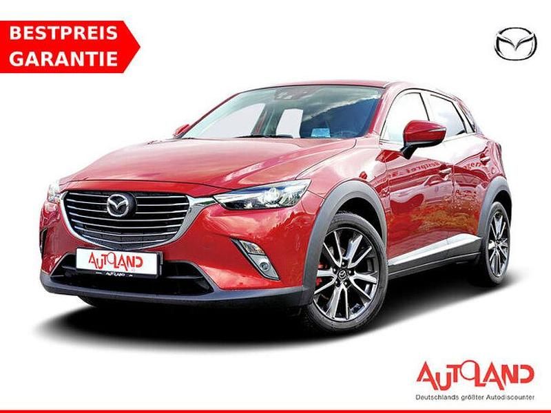 Rot Gebraucht 2017 Mazda CX-3 Sports-Line SUV | 17.990 € (Teuer) - Bild 1/4