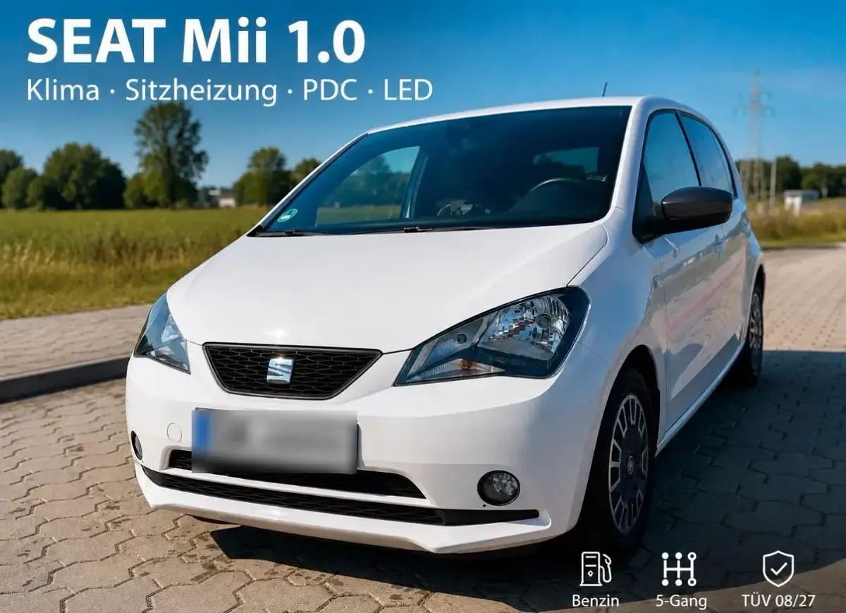 Gebraucht Seat Mii 60 PS (44 kW) 2019 Weiß Kleinwagen
