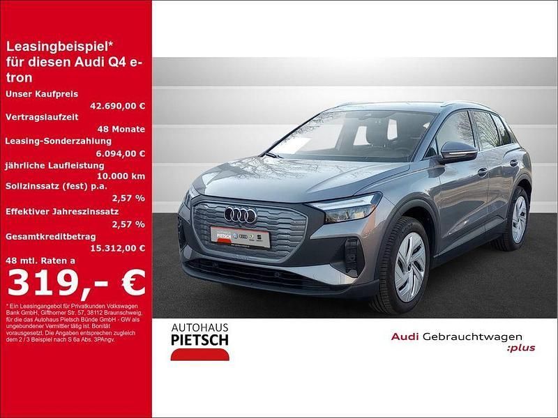 Taifungrau metallic Gebraucht 2024 Audi Q4 e-tron Ambiente SUV | 42.690 € - Bild 1/4