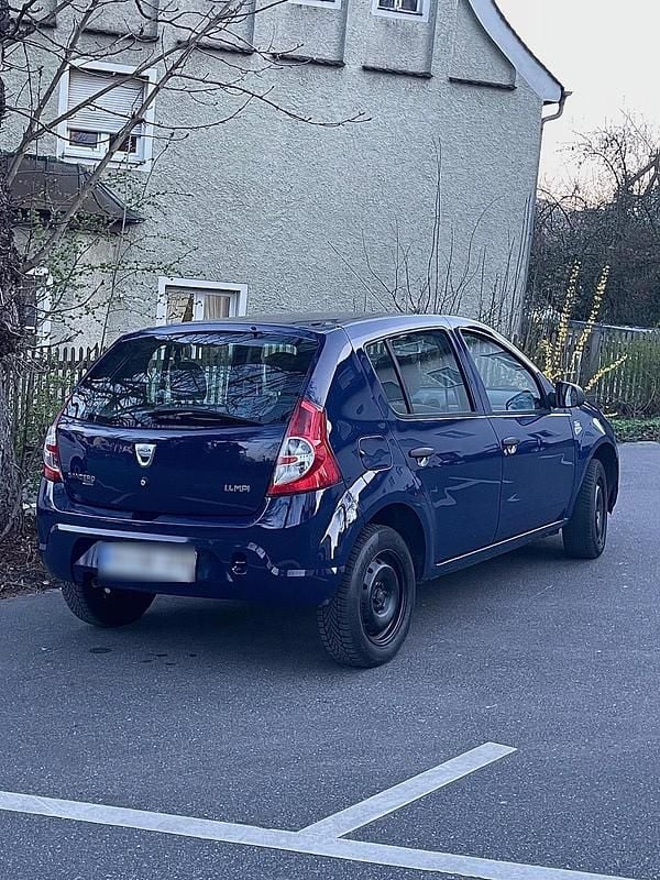Gebraucht Dacia Sandero 75 PS (55 kW) 2009 Blau Kleinwagen