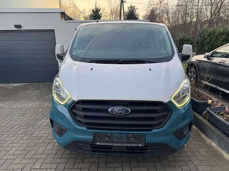 Frostweiß Gebraucht 2020 Ford Transit Custom Trend Kombi | 13.990 € (Fairer Preis) - Bild 1/4