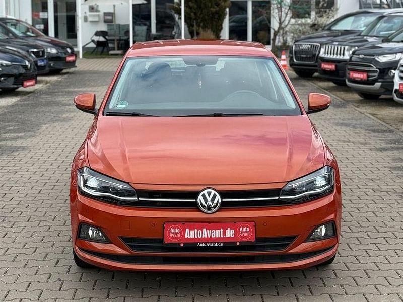 Gebraucht VW Polo Comfortline 95 PS (69 kW) 2018 Orange Kleinwagen