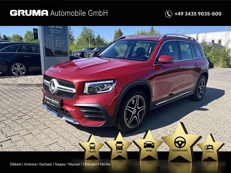 Rot Gebraucht 2020 Mercedes GLB220 AMG SUV | 34.990 € (Superpreis) - Bild 1/4