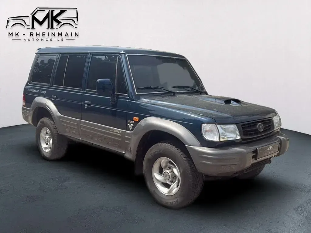 Gebraucht Hyundai Galloper 99 PS (72 kW) 2001 Grün SUV