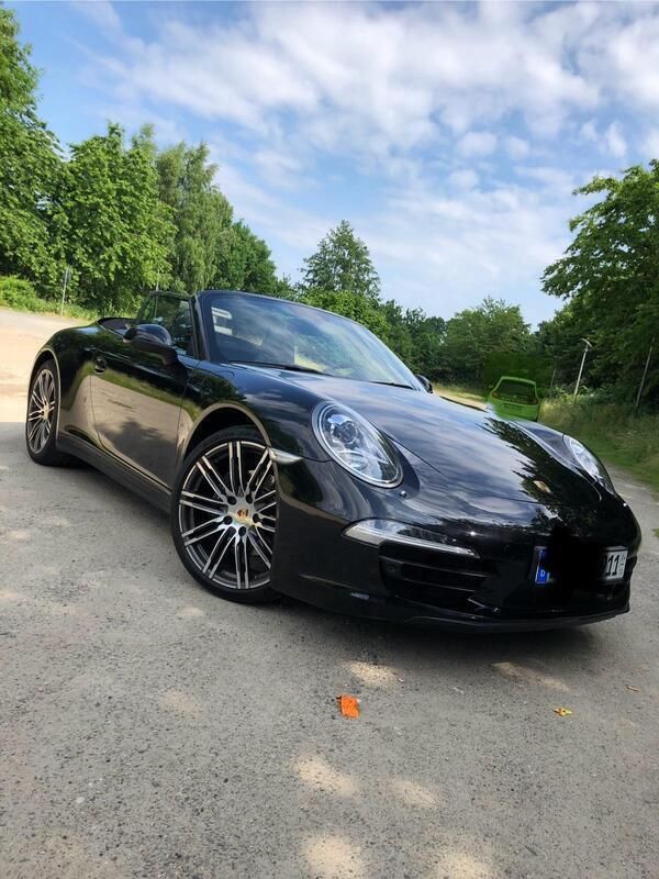 Schwarz Gebraucht 2014 Porsche 911 Carrera 4 Cabriolet Cabrio | 89.500 € (Teuer) - Bild 1/4