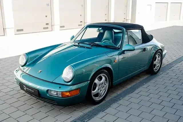 Gebraucht Porsche 911 Carrera 4 Cabriolet 250 PS (183 kW) 1993 Grün Cabrio