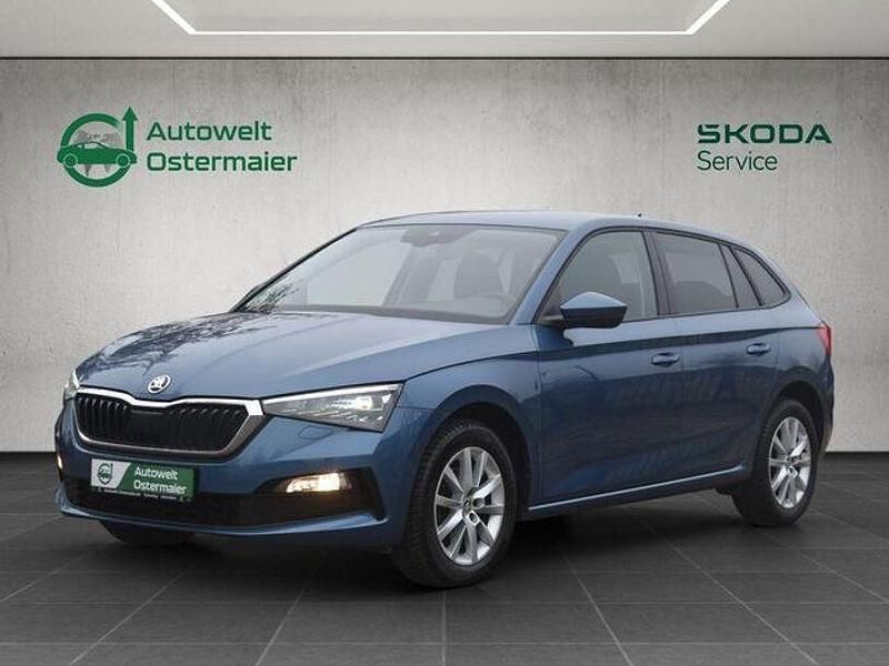 Gebraucht Skoda Scala Ambition 110 PS (80 kW) 2021 Blau Kleinwagen