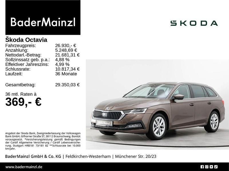 Braun Gebraucht 2020 Skoda Octavia Kombi | 26.930 € (Etwas zu teuer) - Bild 1/3