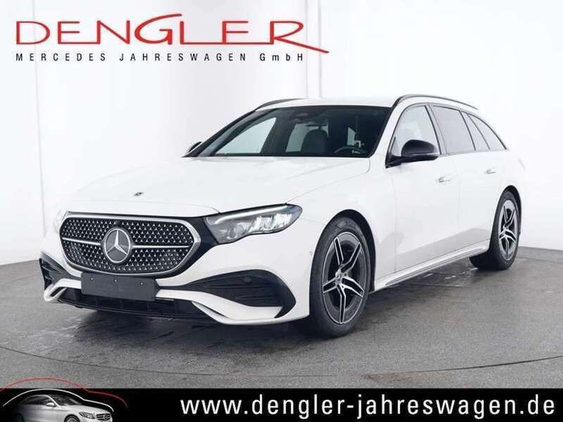 Polarweiß Gebraucht 2023 Mercedes E200 AMG line Kombi | 42.890 € (Fairer Preis) - Bild 1/4
