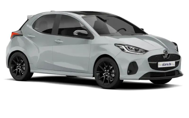 Lead gray (grau) Neu 2024 Mazda 2 Exclusive-Line Limousine | 28.940 € (Teuer) - Bild 1/4