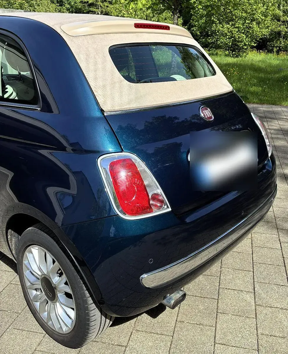 Gebraucht Fiat 500C Lounge 69 PS (50 kW) 2015 Blau Cabrio