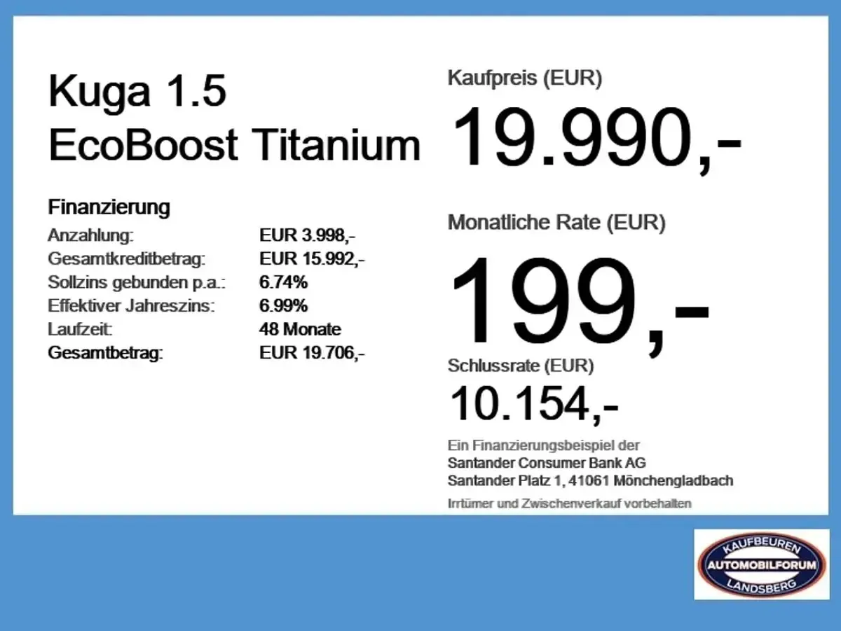 Usado Ford Kuga Titanium 150 HP (110 kW) 2021 Branco SUV