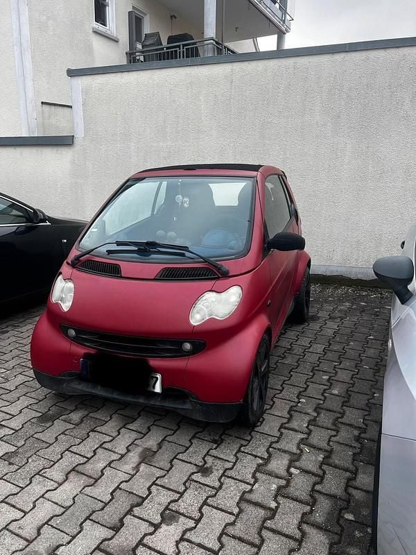 Rot Gebraucht 2000 Smart ForTwo Cabrio Cabrio | 1.200 € (Fairer Preis) - Bild 1/4