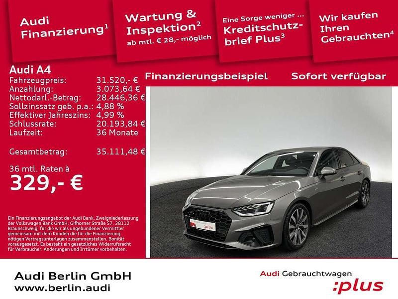 Terragrau metallic Gebraucht 2022 Audi A4 Ambiente Limousine | 31.520 € (Fairer Preis) - Bild 1/3