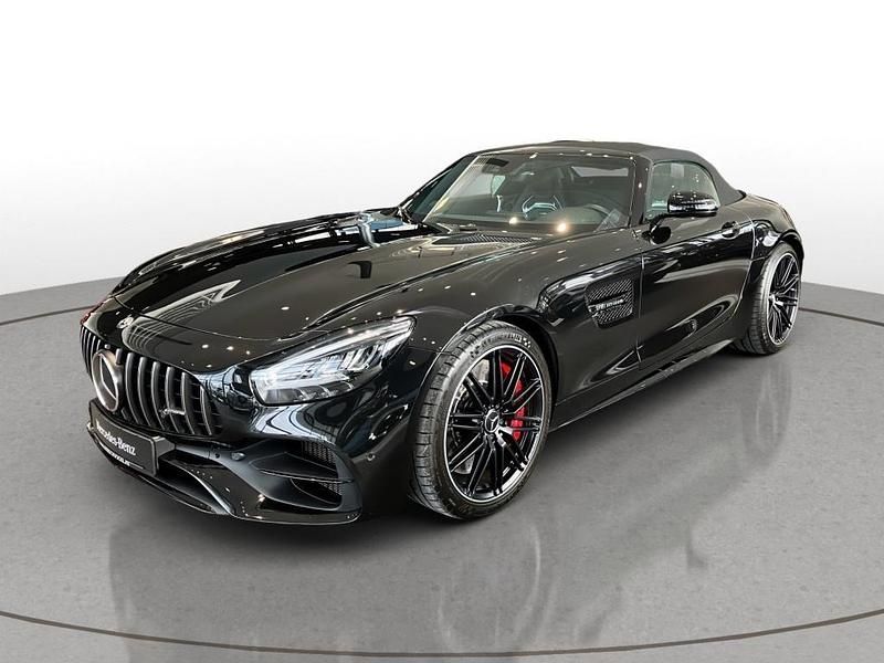 Gebraucht Mercedes AMG GT AMG 557 PS (409 kW) 2021 Metalliclack obsidianschwarz Cabrio