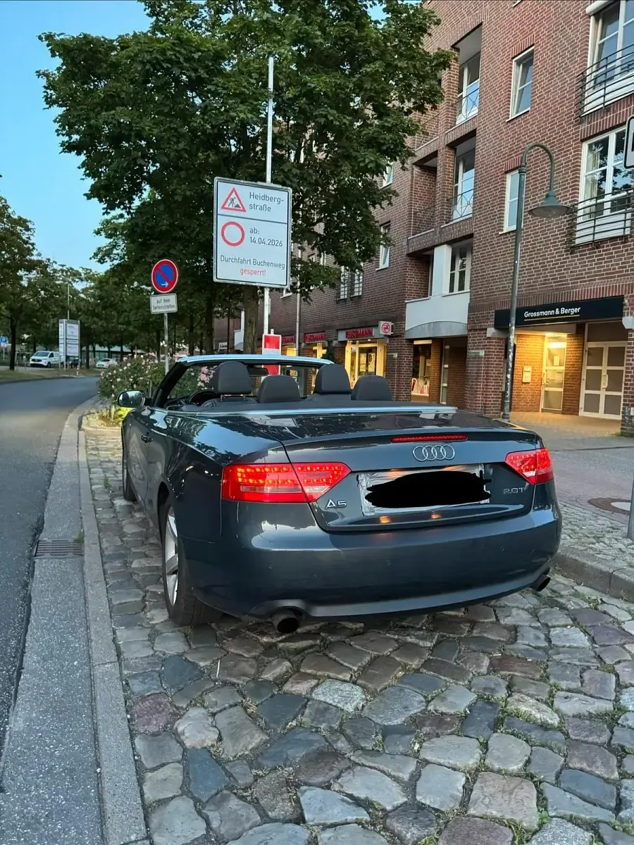 Gebraucht Audi A5 Cabriolet S-Line 177 PS (130 kW) 2009 Blau Cabrio