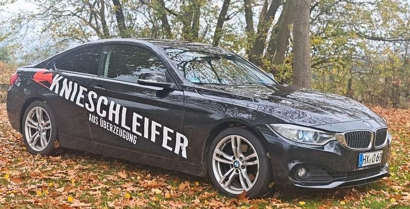 Schwarz Gebraucht 2015 BMW 430 Sport Line Coupé | 14.300 € (Superpreis) - Bild 1/4