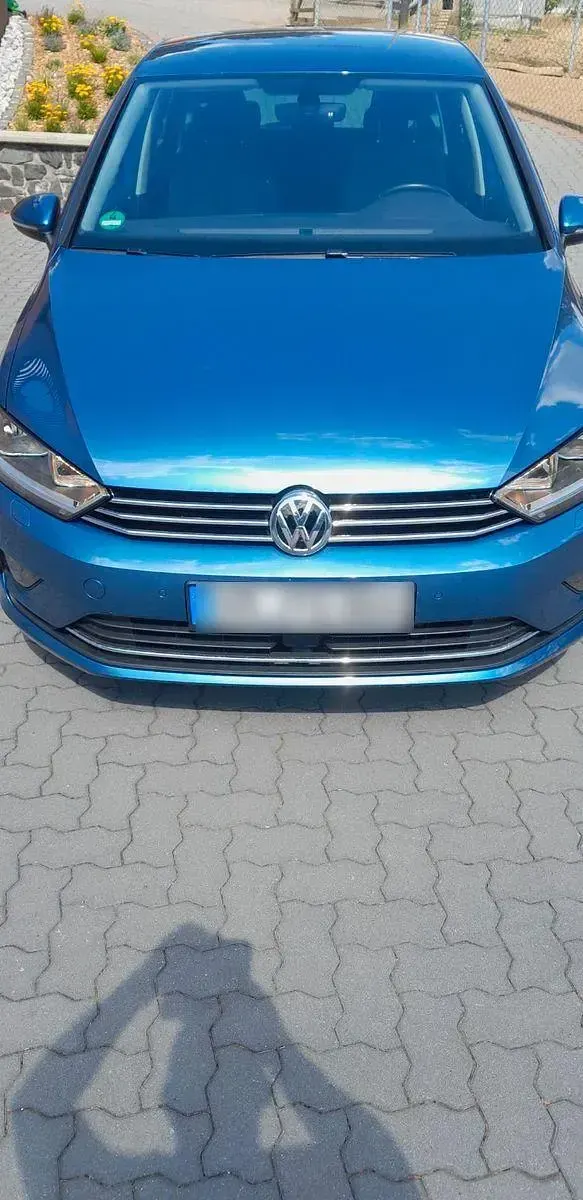 Gebraucht VW Golf Sportsvan Allstar 125 PS (91 kW) 2016 Blau Van / Kleinbus