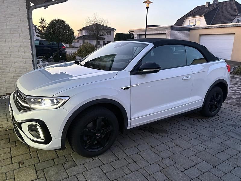 Gebraucht VW T-Roc Cabriolet R-line 150 PS (110 kW) 2022 Weiß Cabrio
