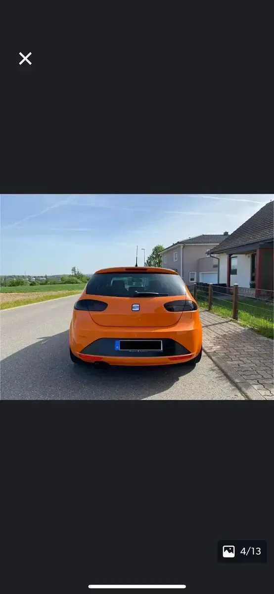 Gebraucht Seat Leon 125 PS (91 kW) 2012 Orange Kleinwagen