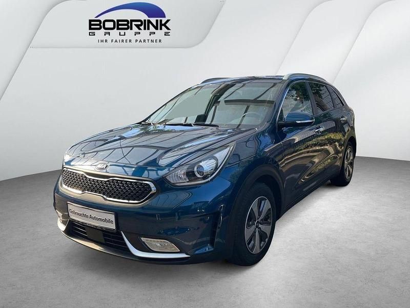 Blau Gebraucht 2018 Kia Niro Advance SUV | 16.990 € (Fairer Preis) - Bild 1/4