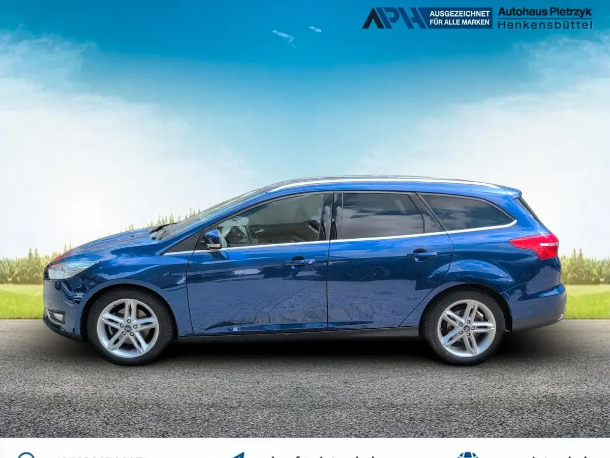 Gebraucht Ford Focus Titanium 150 PS (110 kW) 2015 Blau Kombi