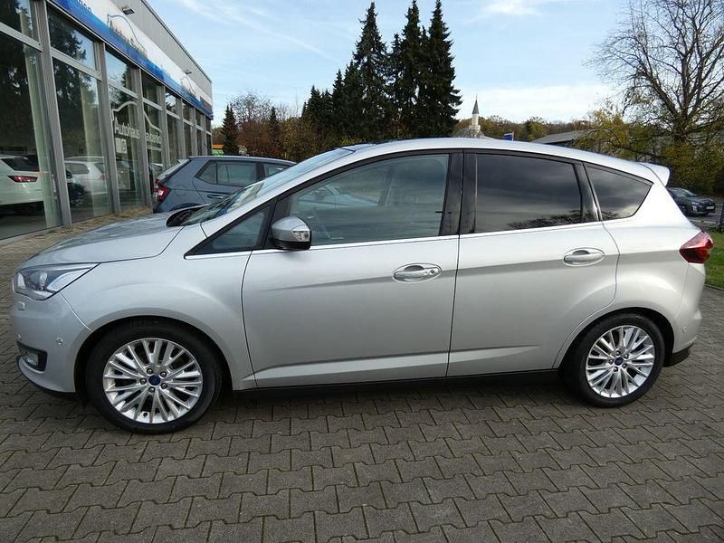 Silber Gebraucht 2016 Ford C-MAX Titanium Van / Kleinbus | 8.790 € (Superpreis) - Bild 1/4