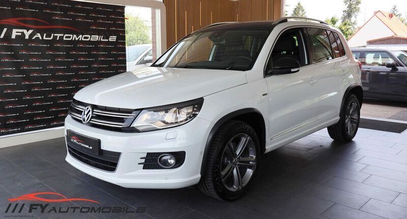 Weiß Gebraucht 2015 VW Tiguan R-line SUV | 16.900 € (Teuer) - Bild 1/4